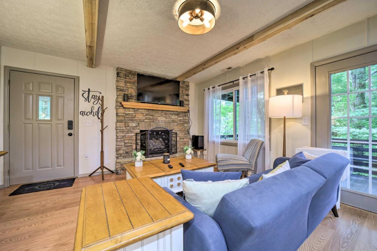 Charming Maggie Valley Getaway With Fire Pit! Exterior photo